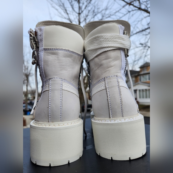 PUMA x FENty Rihanna LaceUp Combat Boots - White - Picture 10 of 12